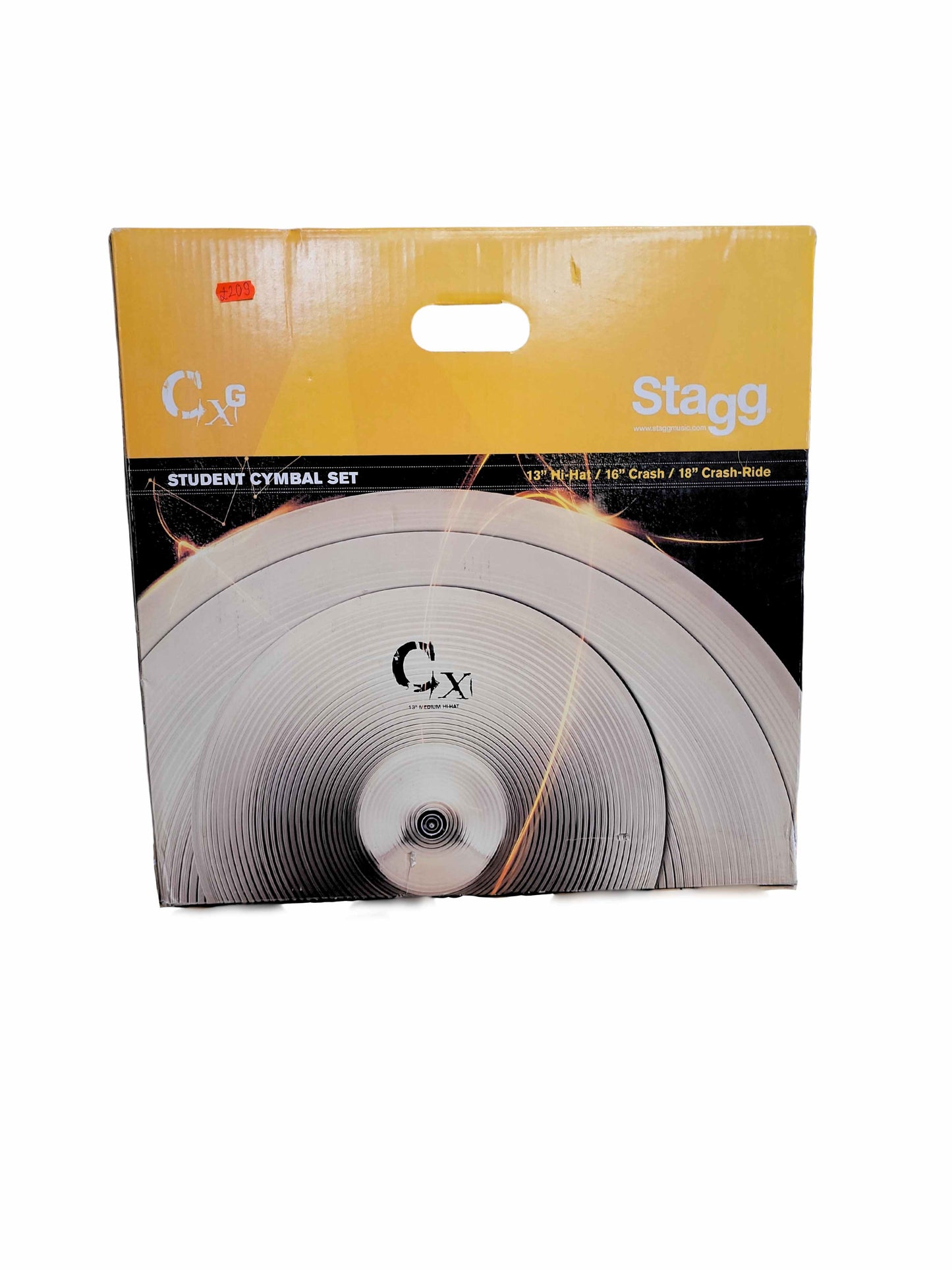 Stagg Student Cymbal Set Front