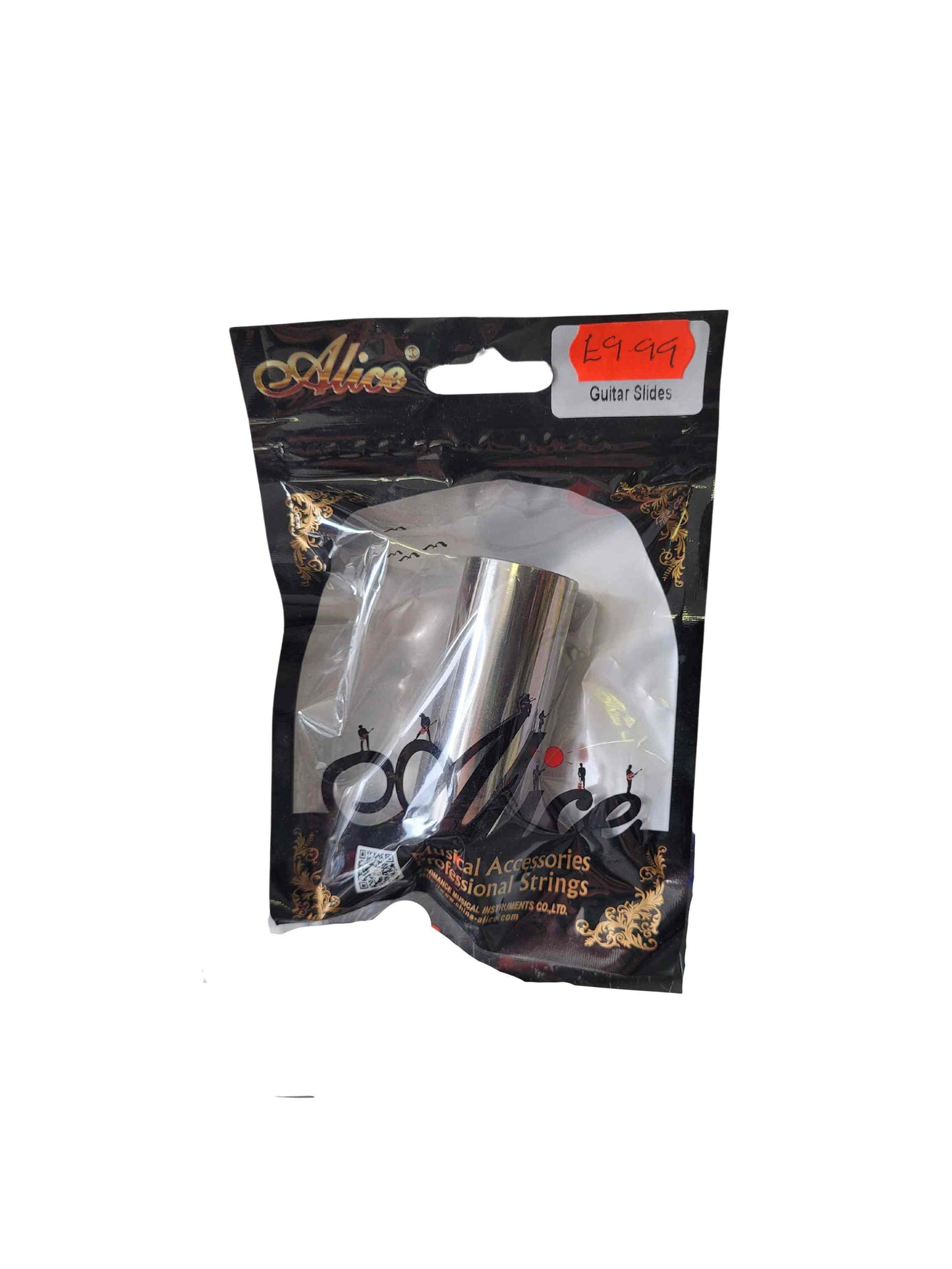 Alice | Chrome Plated Guitar Sliders
