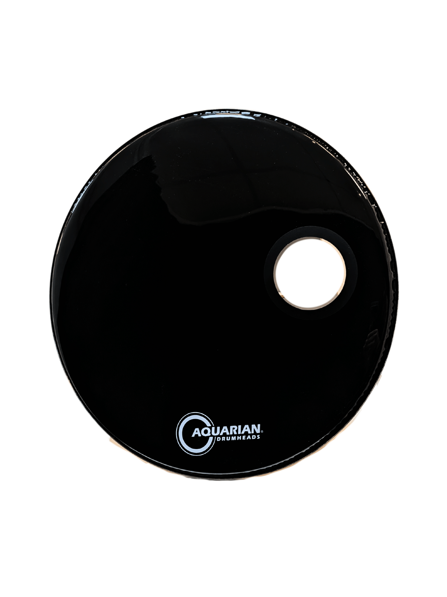 Aquarian Drumheads Small Offset Ported Bass- Black