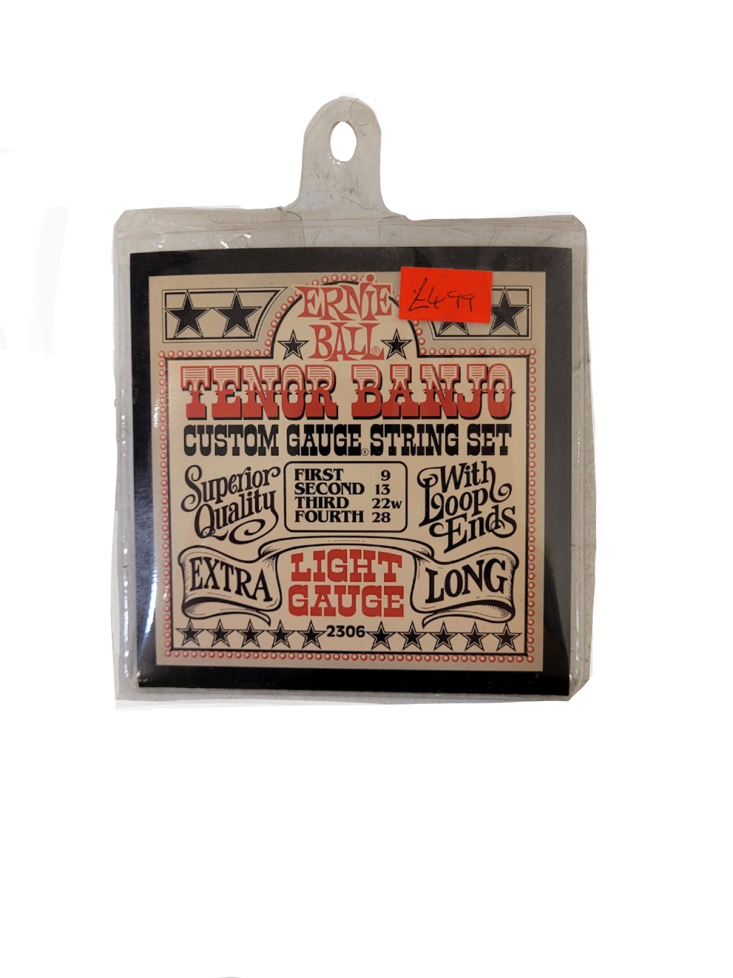 Ernie Ball Tenor Banjo Cusom Gauge String Set