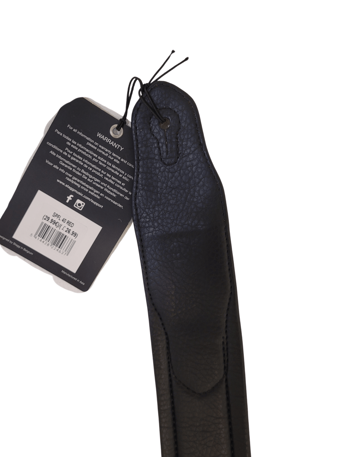 stagg leather guitar straps