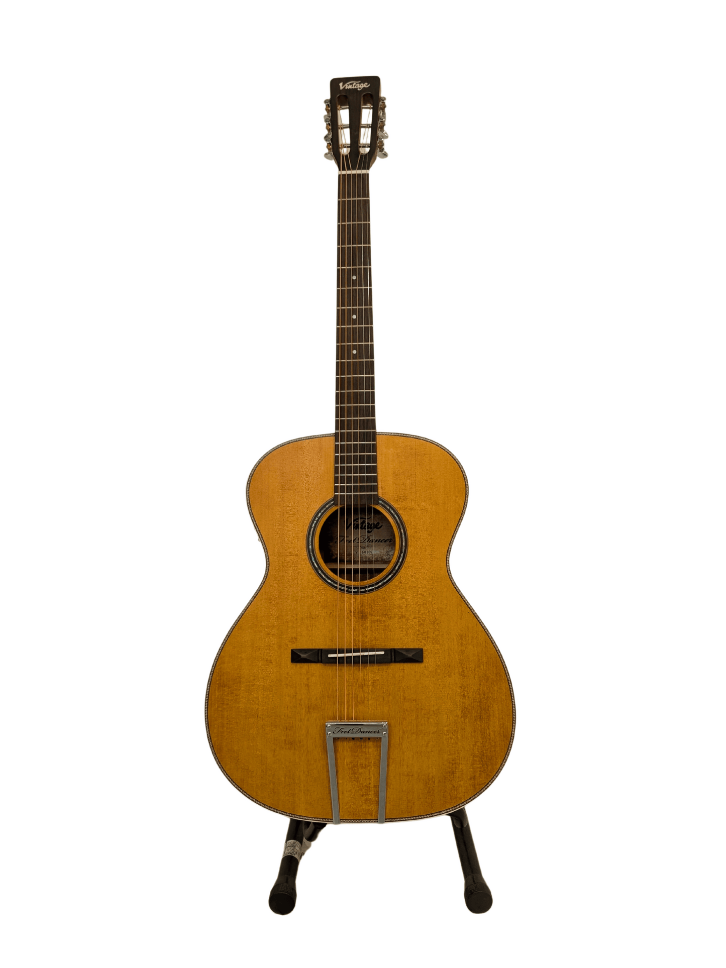 vintage ve600 electro acoustic guitar