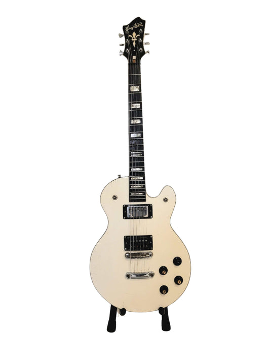 Hagstrom white electric guitar