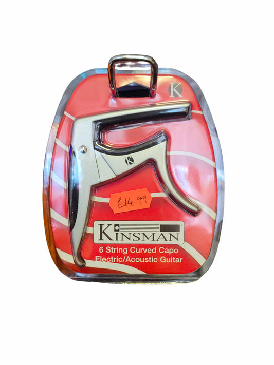 Kinsman 6 String Curved Cap Electric/Acoustic Guitar