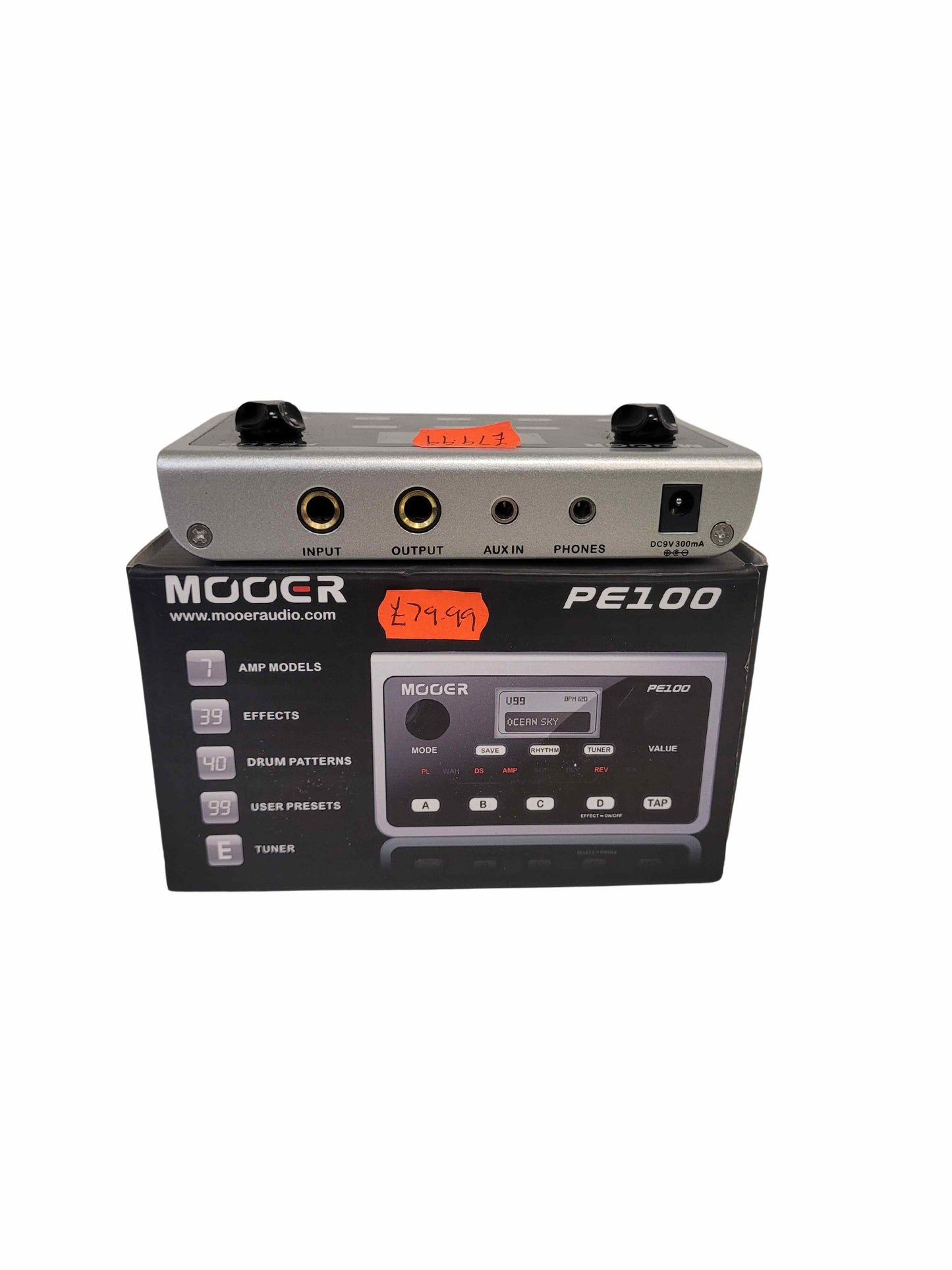 Mooer Portable Guitar Effects PE100