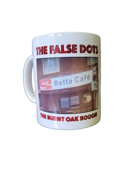 Mug with image of an old school cafe
