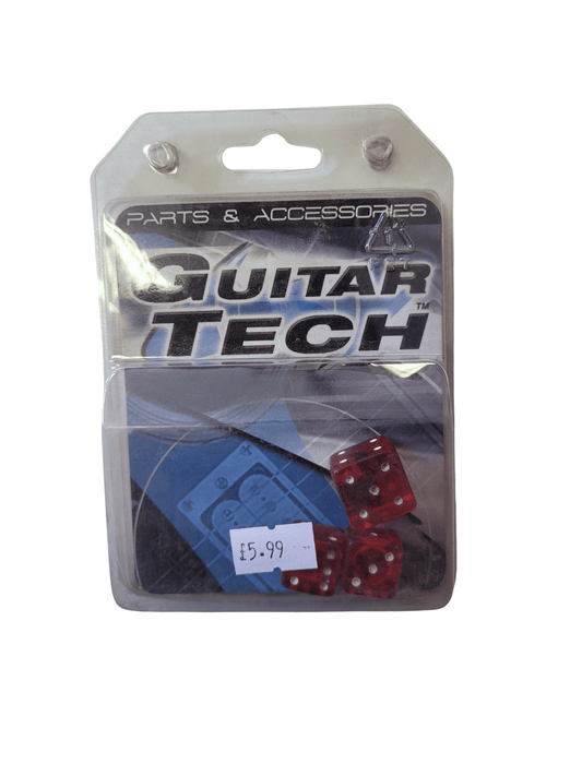 dice control knobs guitar tech