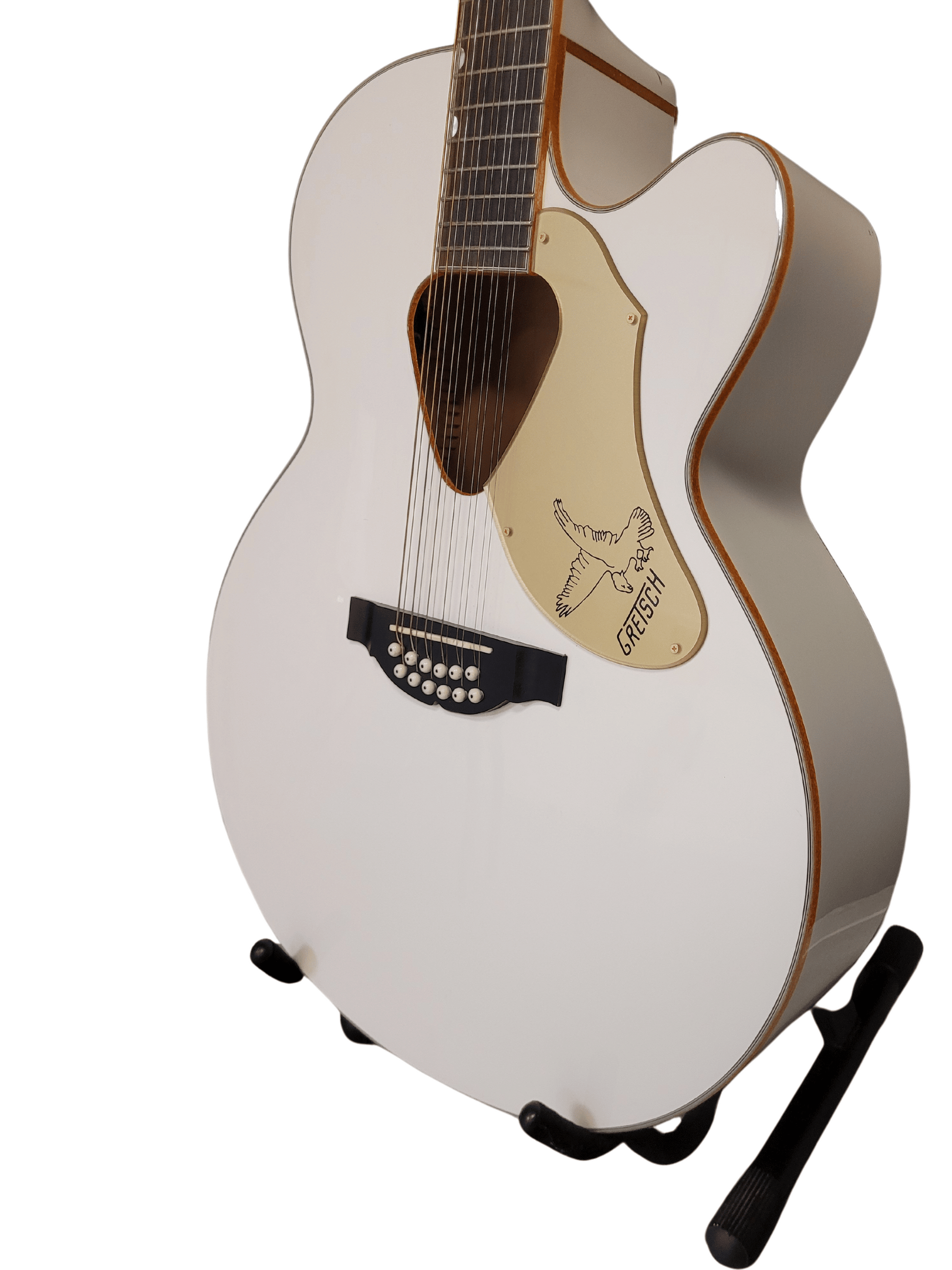 grestch acoustic guitar white