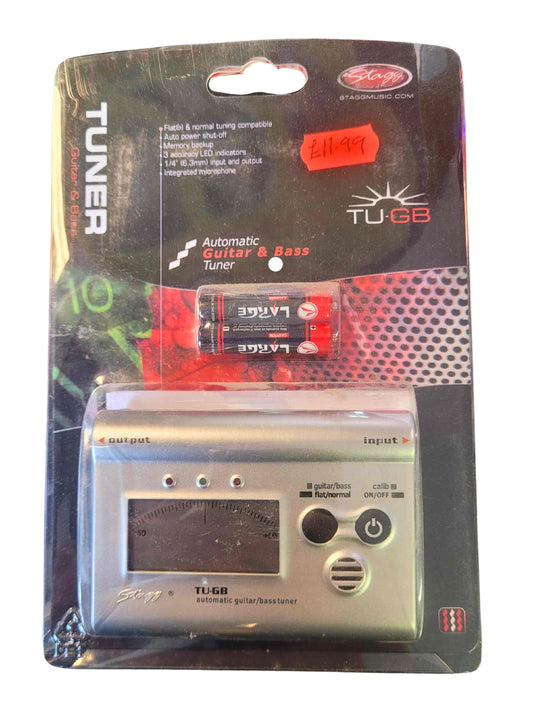 guitar and bass automatic tuner by stagg