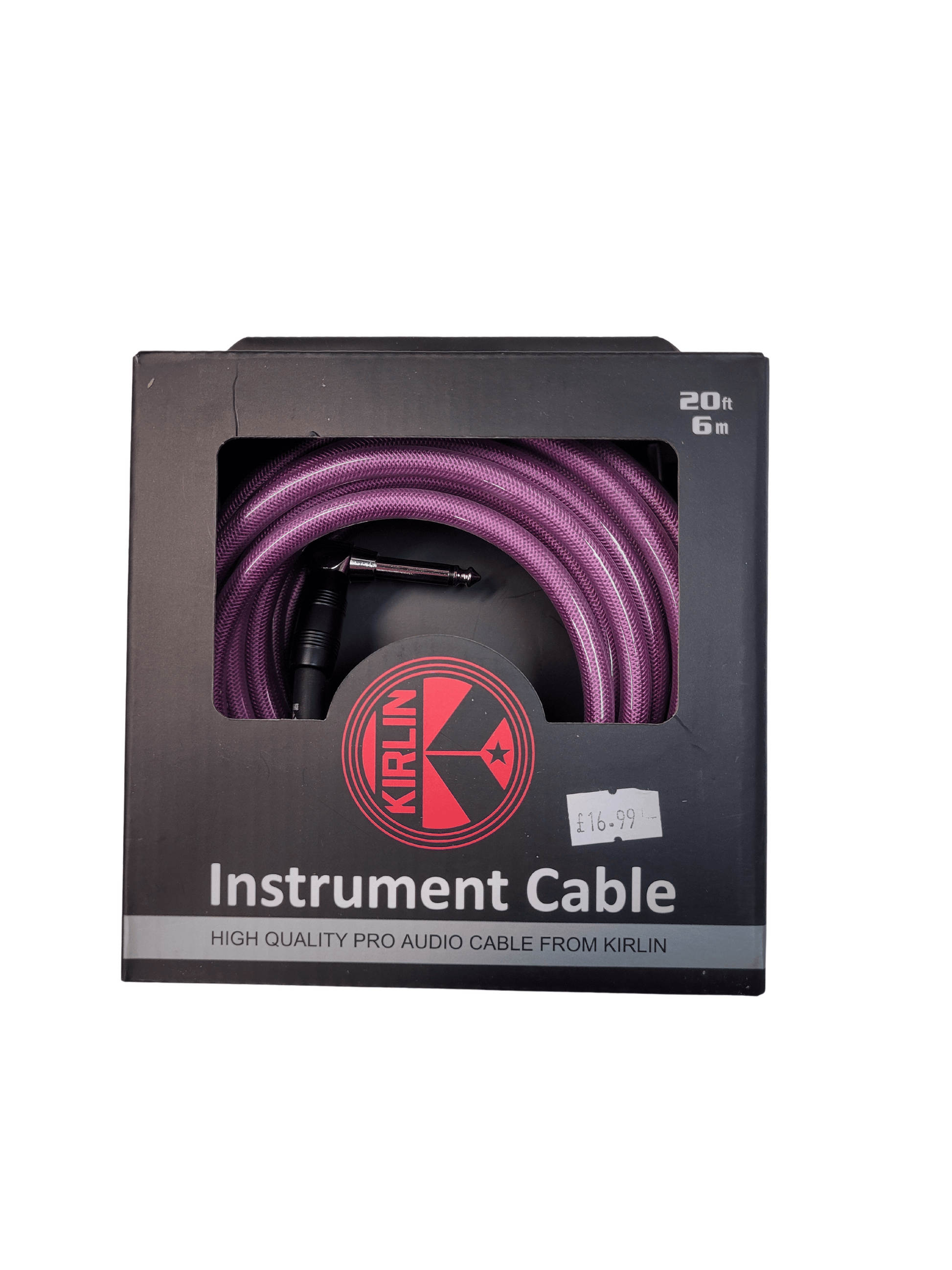 kirlin 20ft instrument cable