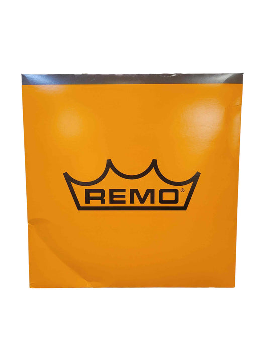 remo orange drumhead packaging