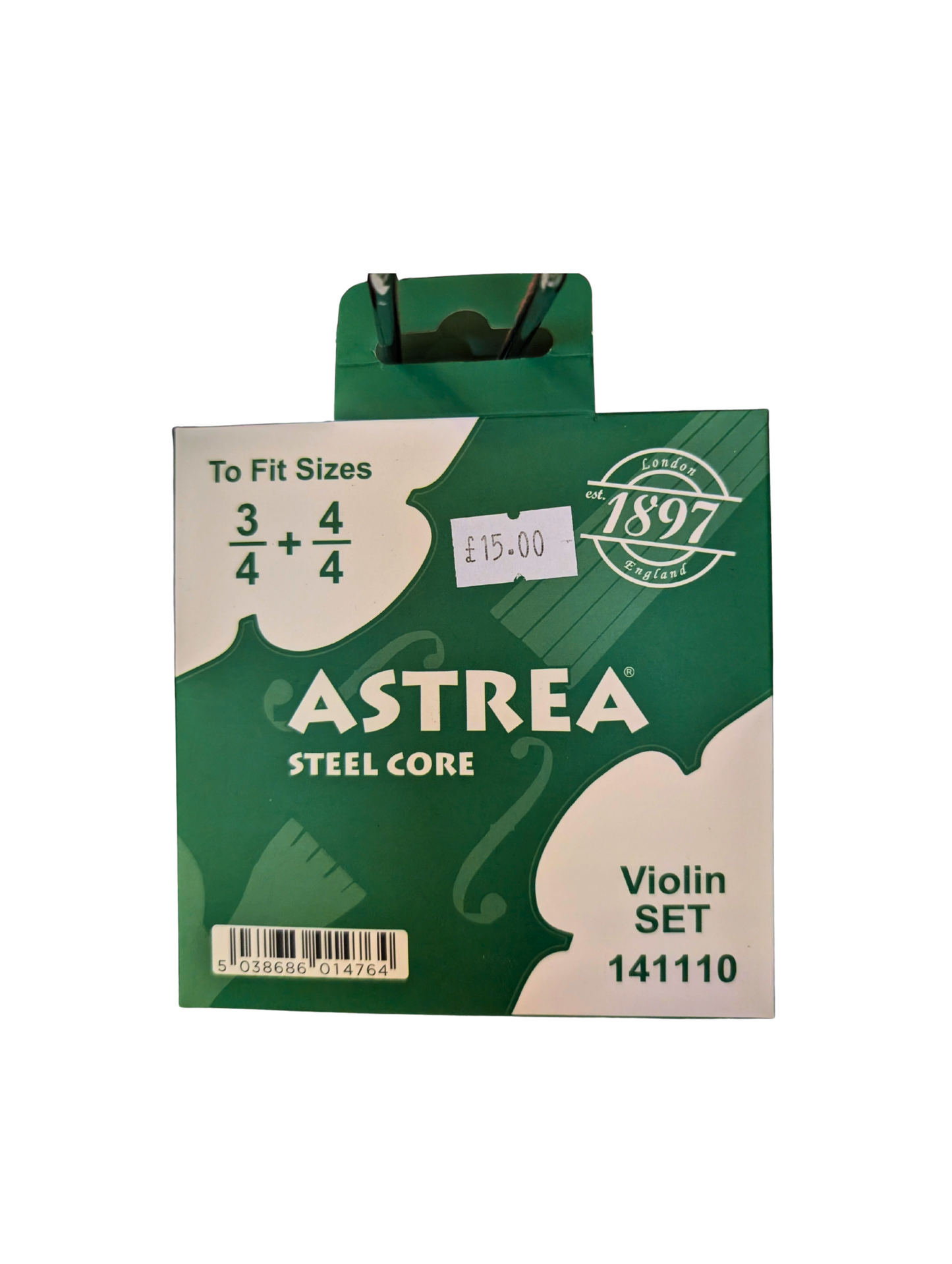 Astrea Violin Strings 1/4 to 1/2 Set